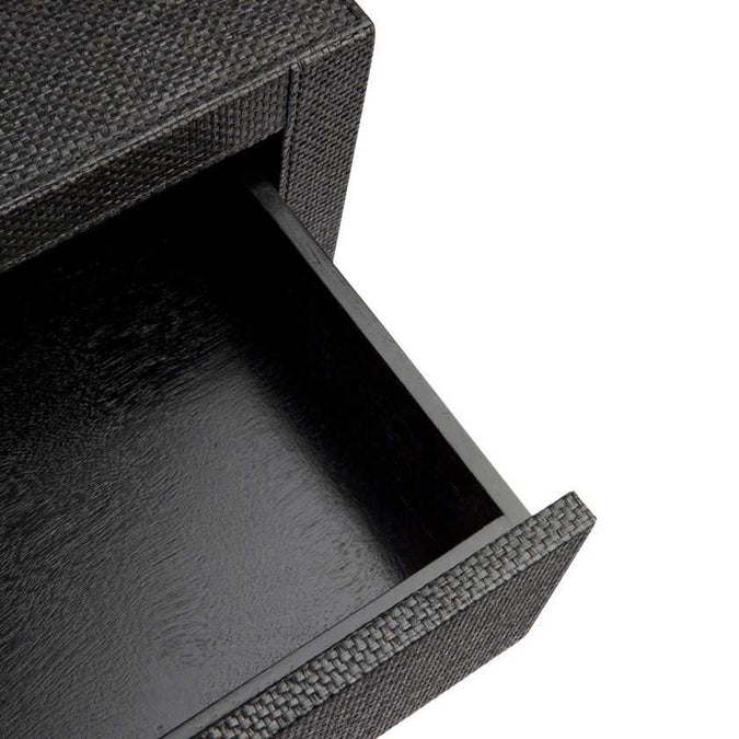 Chiswick Bedside Table - Black - - Eleganté