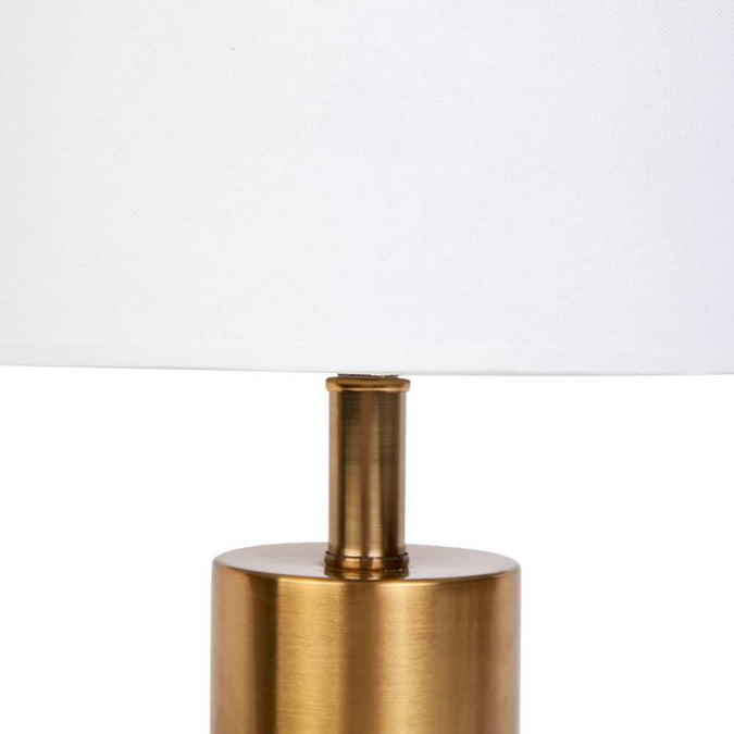 Lane Table Lamp - White - - Eleganté