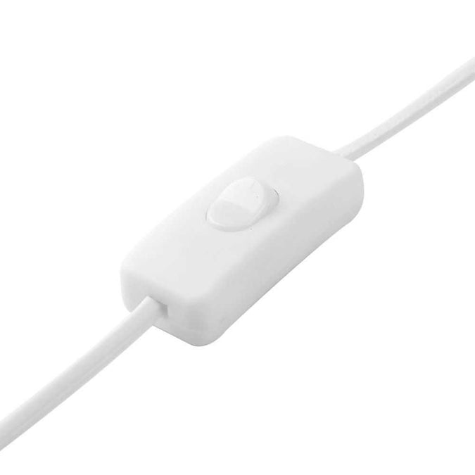 Lane Table Lamp - White - - Eleganté