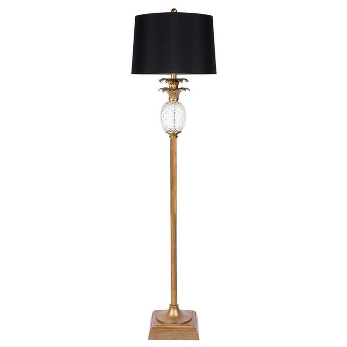 Langley Floor Lamp - Antique Gold - - Eleganté