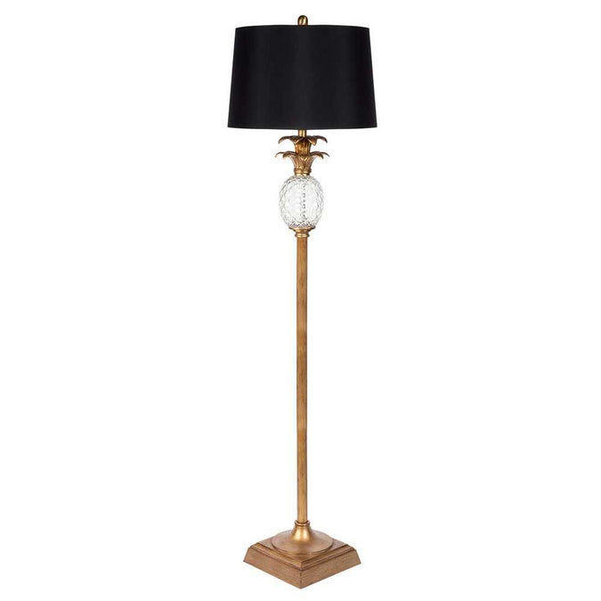Langley Floor Lamp - Antique Gold - - Eleganté