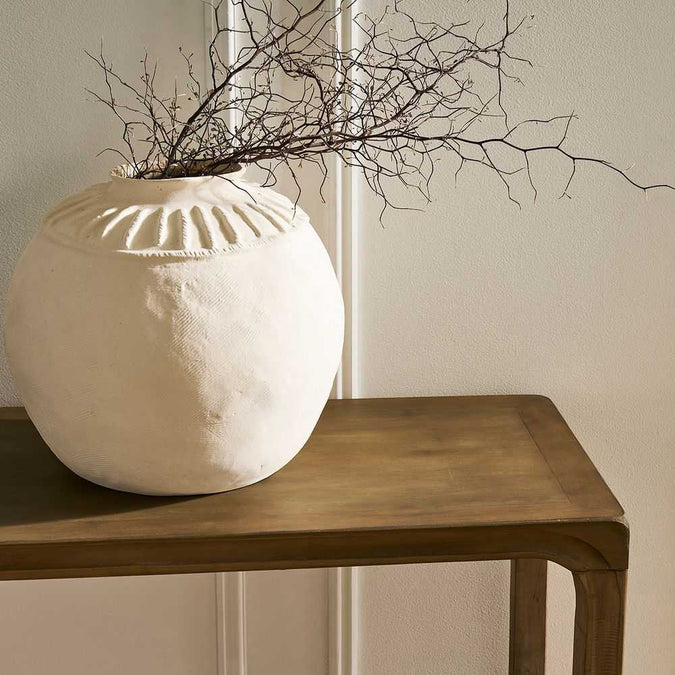 Jade Porcelain Decorative Vase - Large