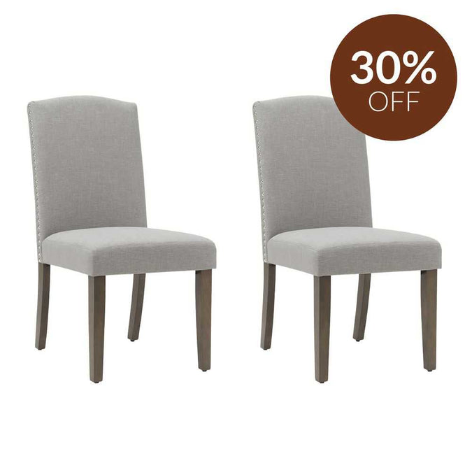 Lethbridge Dining Chair Set of 2 - Taupe