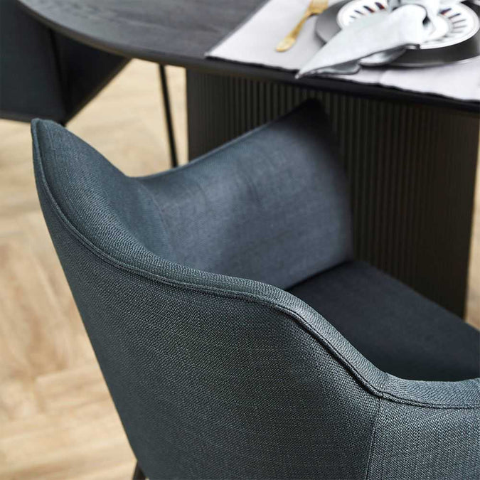 Alpha Dining Chair - Black - OUTLET NSW