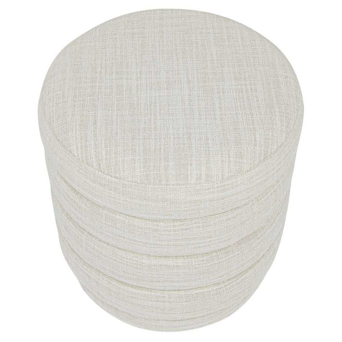 Demi Stool - Off White Linen