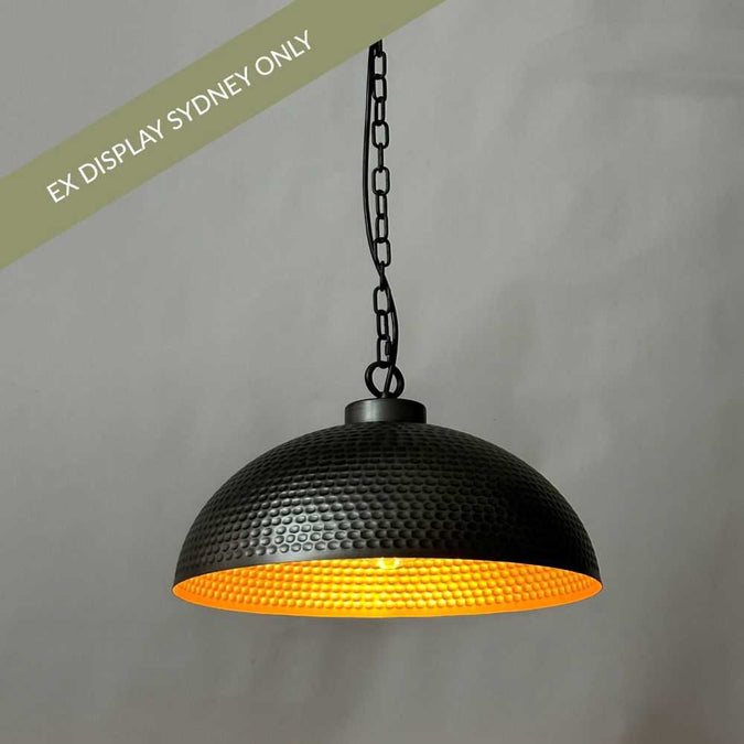 Cameron Pendant - Medium Black - OUTLET NSW