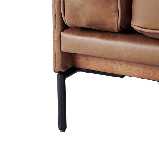 Keaton 2.5 Seater Sofa - Dark Brown Leather