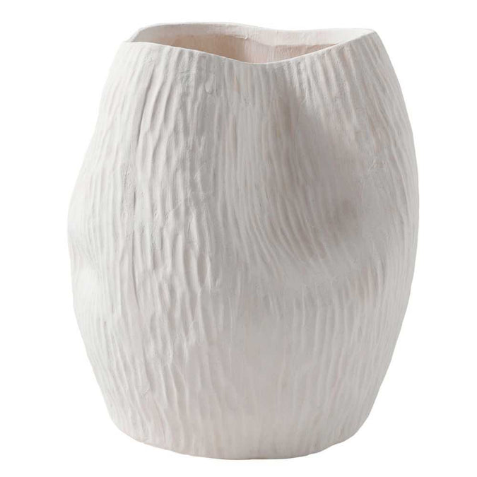 Maeve Porcelain Decorative Vase - Medium White - - Eleganté
