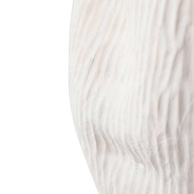 Maeve Porcelain Decorative Vase - Medium White - - Eleganté