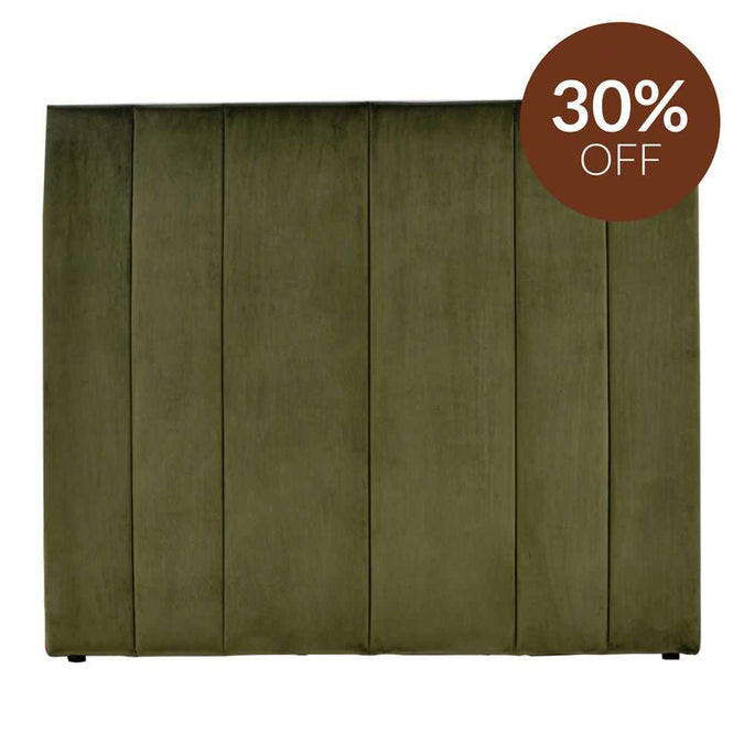Soho Double Bedhead - Olive Velvet