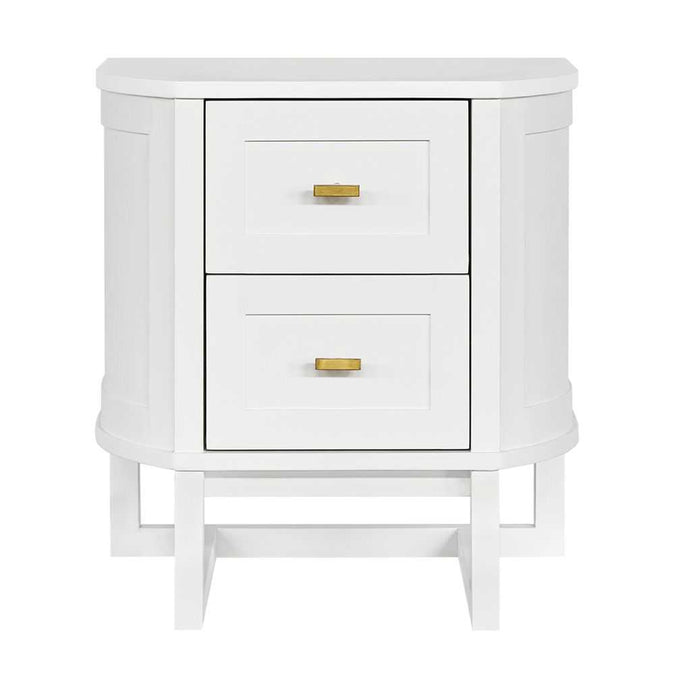 Theodore Bedside Table - Small White