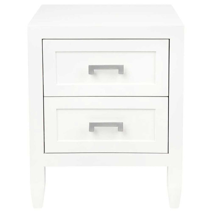 Soloman Bedside Table - Small White