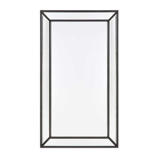 Zeta Wall Mirror - Medium Black