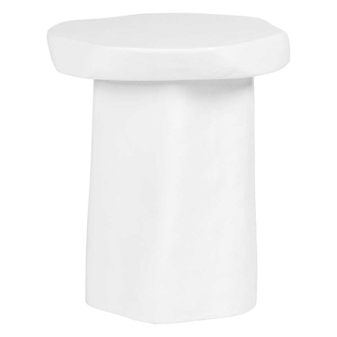 Sorrento Side Table - White - - Eleganté