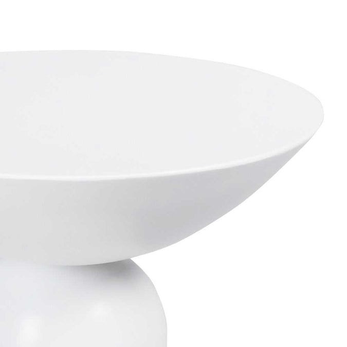 Ravello Side Table - White - - Eleganté