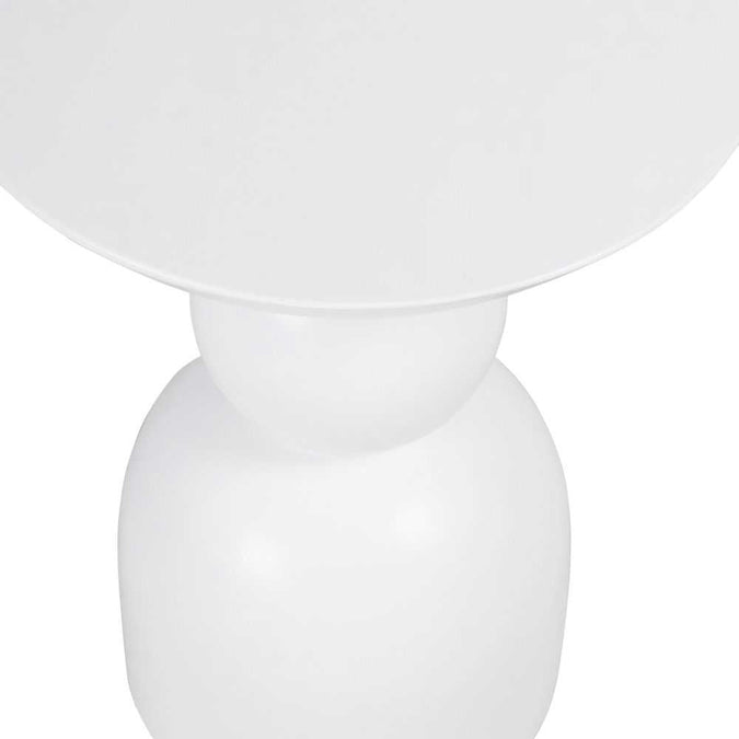Ravello Side Table - White - - Eleganté