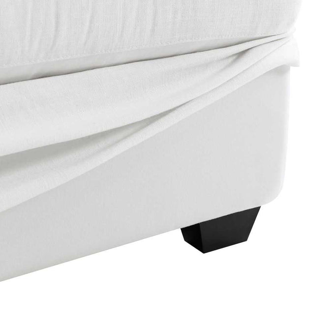 Birkshire 2 Seater Slip Cover Sofa - White Linen
