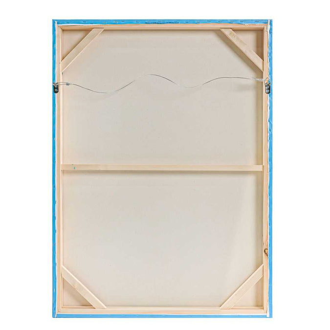 Blue Budgie Enhanced Canvas Print - - Eleganté