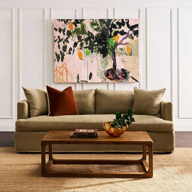 Cadie Coffee Table - Walnut - - Eleganté