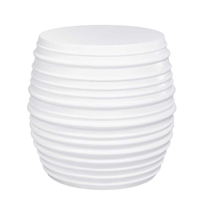 Casa Concrete Stool - White - - Eleganté