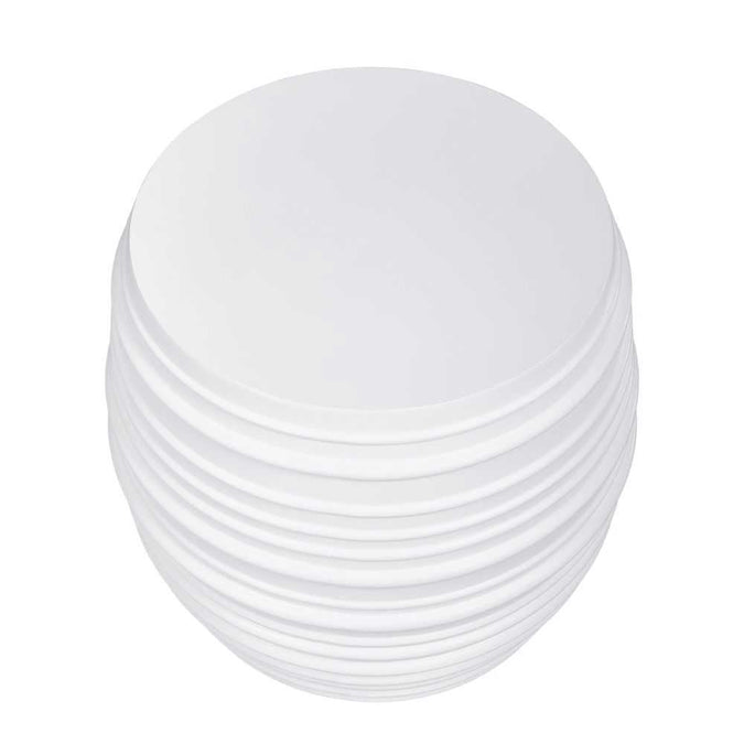 Casa Concrete Stool - White - - Eleganté