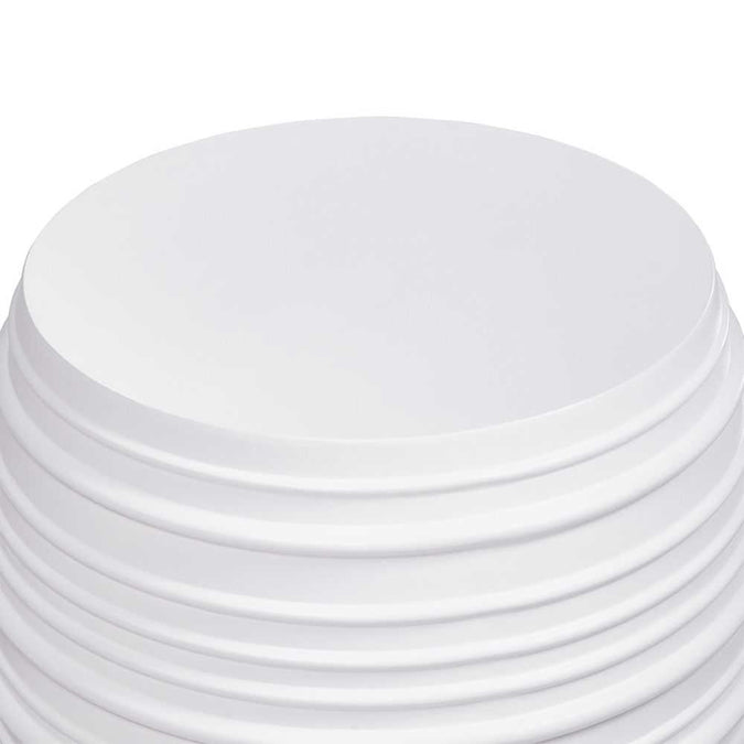Casa Concrete Stool - White - - Eleganté
