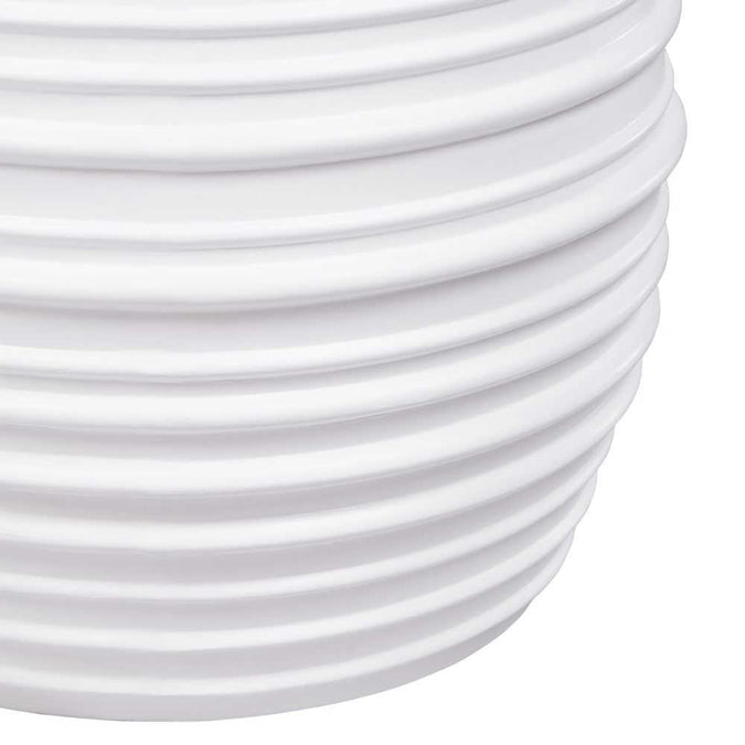 Casa Concrete Stool - White - - Eleganté