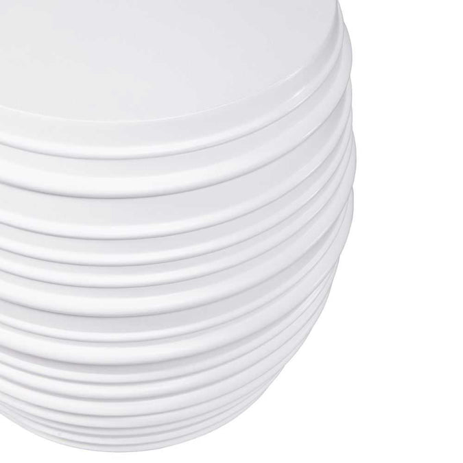 Casa Concrete Stool - White - - Eleganté
