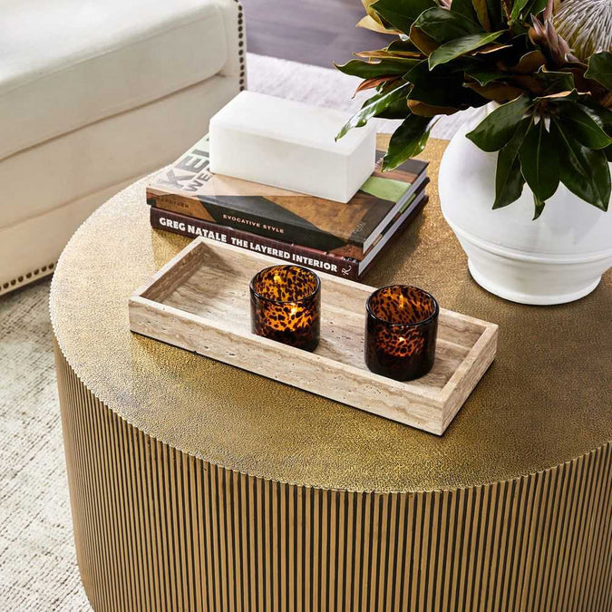 Chadwick Coffee Table - Brass - - Eleganté