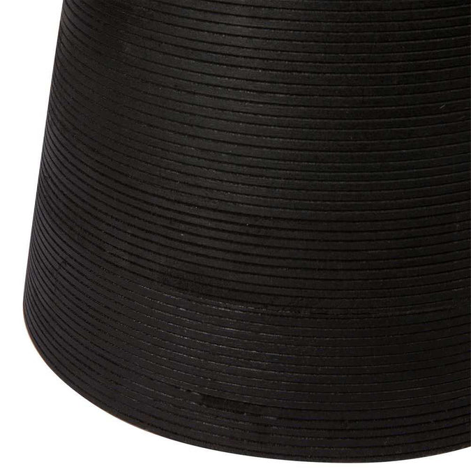 Cayman Mango Wood Side Table - Black - - Eleganté