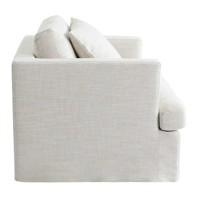 Birkshire Slip Cover Arm Chair - Off White Linen - - Eleganté