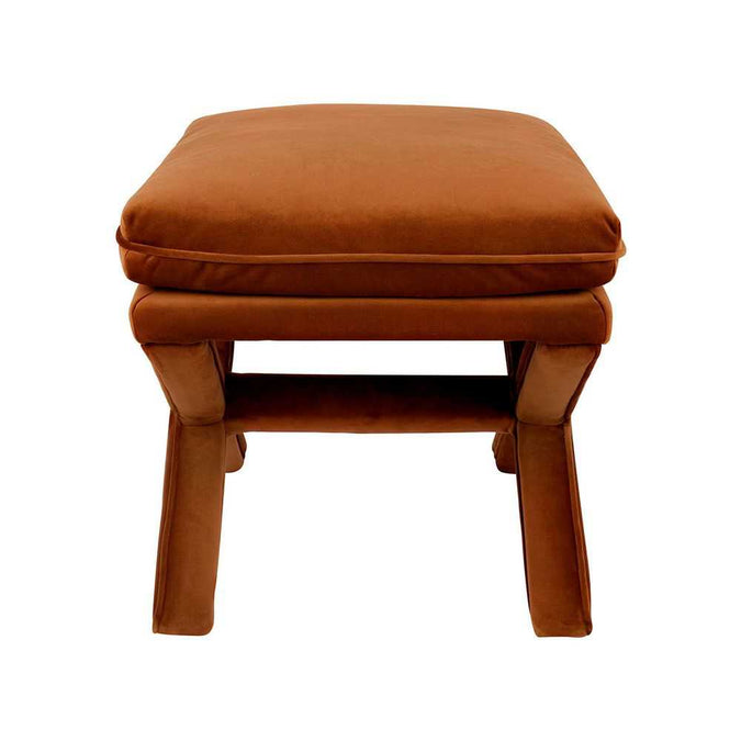 Candace Stool - Caramel Velvet - - Eleganté