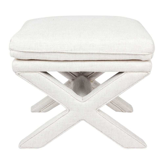 Candace Stool - Natural Linen - - Eleganté
