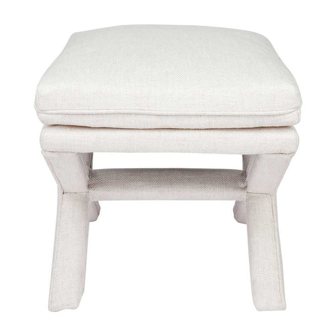 Candace Stool - Natural Linen - - Eleganté