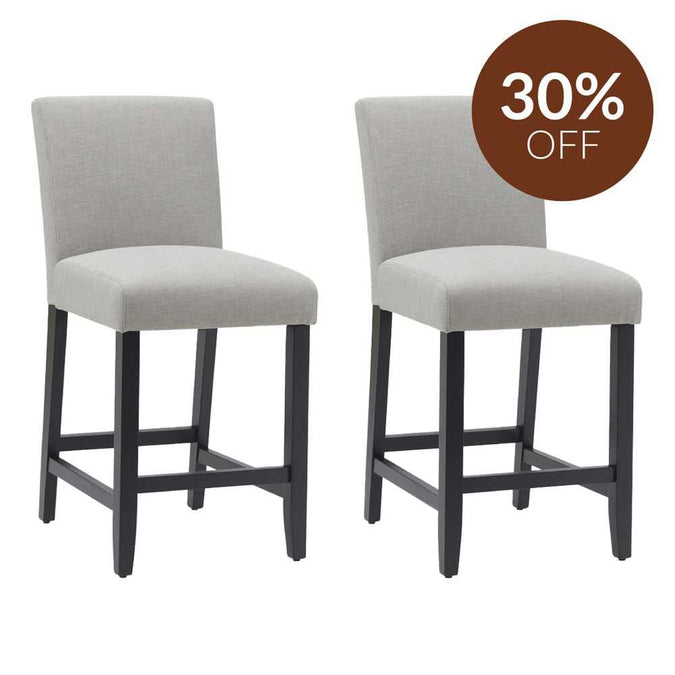 Christie Kitchen Stool Set of 2 -Taupe