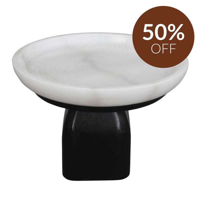 Edith Footed Bowl - Small Black