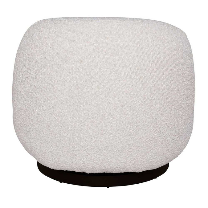Felicity Swivel Occasional Chair - Ivory Boucle
