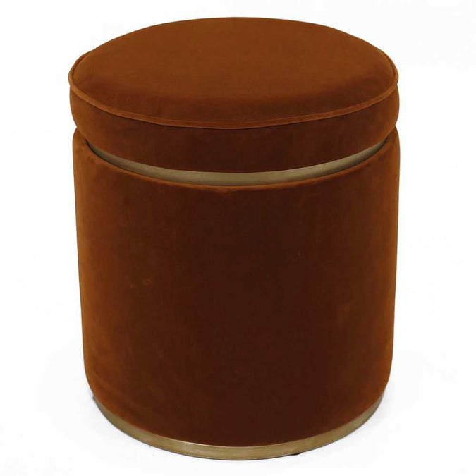 Plush Upholstery Swatch - Caramel Velvet