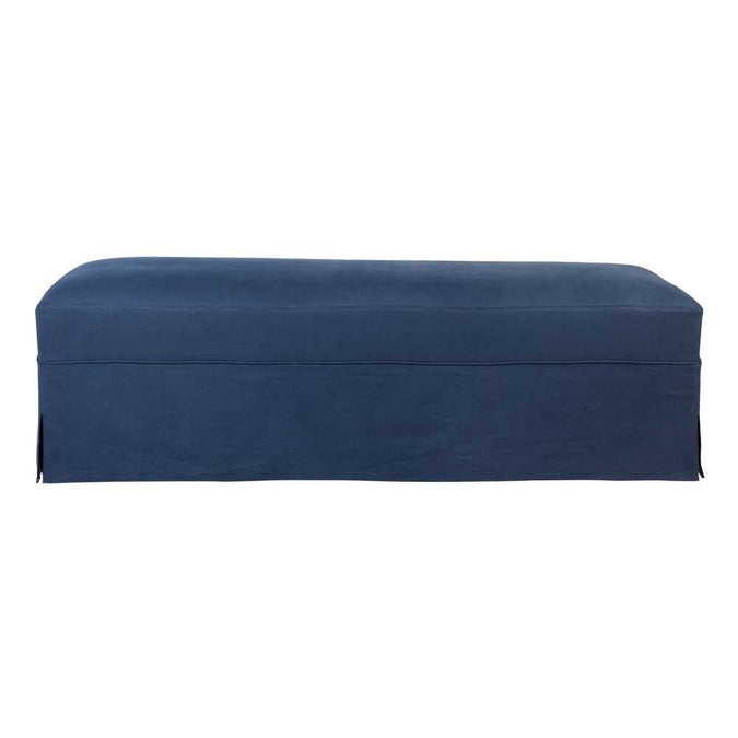 Dynasty Upholstery Swatch - Navy Linen
