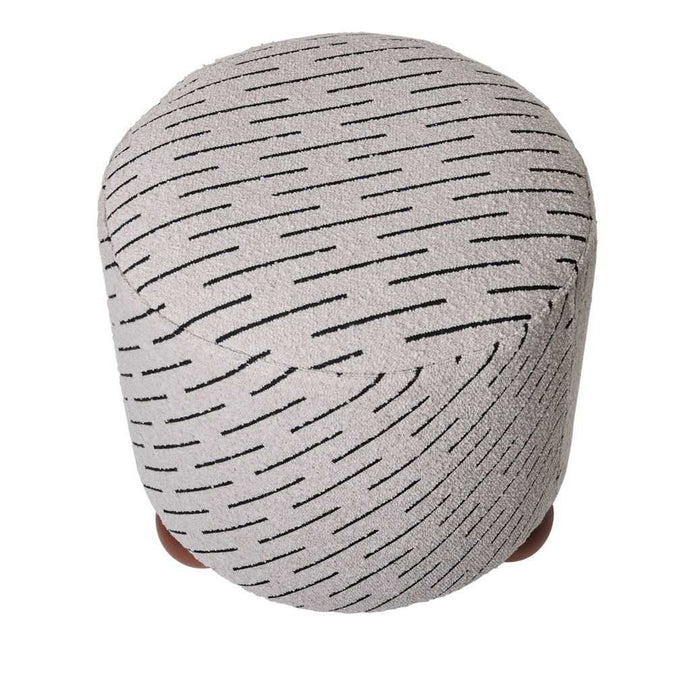Orta Stool - Natural Jacquard - - Eleganté