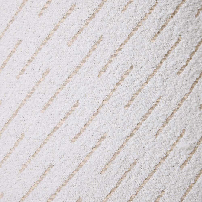 Orta Stool - White Jacquard - - Eleganté