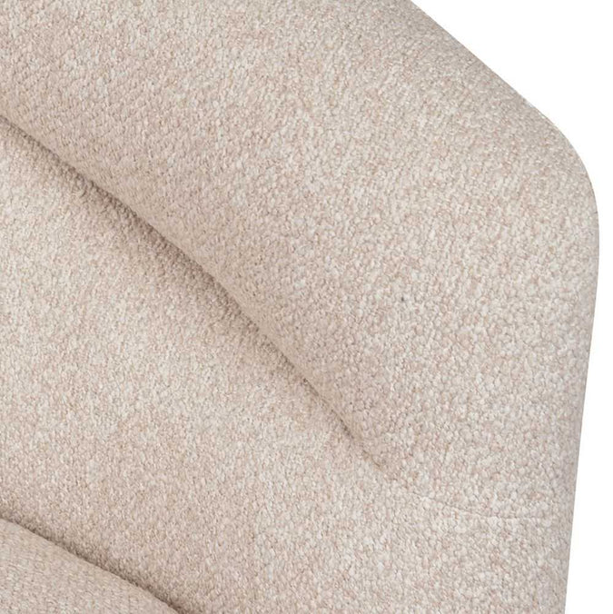 Holly Swivel Arm Chair - Natural - - Eleganté