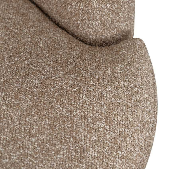 Holly Swivel Arm Chair - Cocoa Mocha - - Eleganté