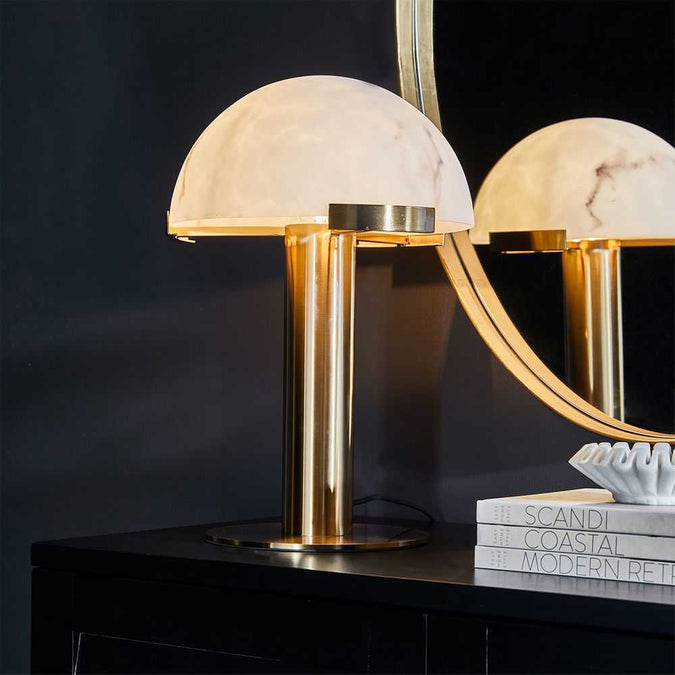 Mishca Table Lamp - Brass - - Eleganté