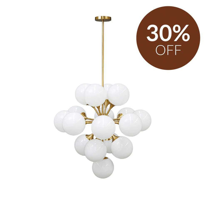 Karina Pendant - Large Brass