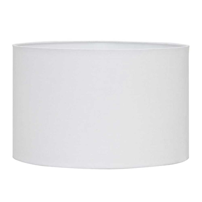 Larissa Drum Shade - Medium White