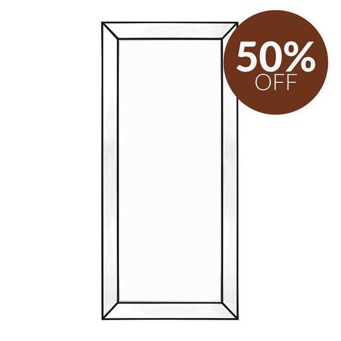 Zeta Floor Mirror - Black
