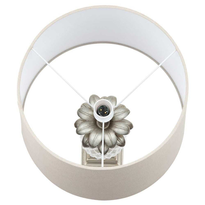 Langley Table Lamp - Antique Silver