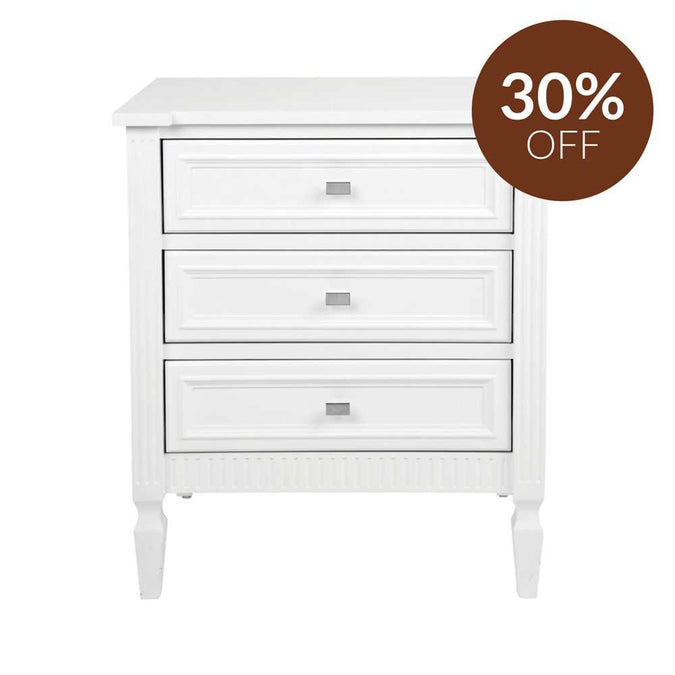 Merci Bedside Table - Large White