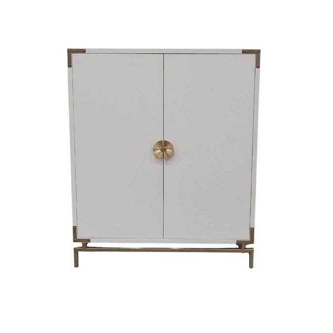 Bonnet Bar Cabinet - White - OUTLET NSW